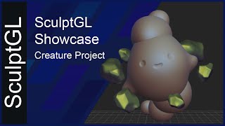 SculptGL Tutorial 5  Creature Project [upl. by Tufts670]