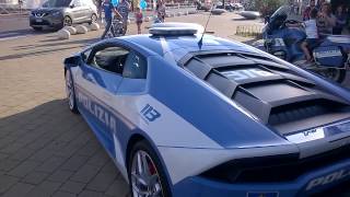 Lamborghini Huracan Polizia Italian Police walk around [upl. by Charlean]