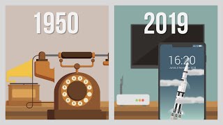 1950 vs 2019 Perkembangan Teknologi Jenius Dari Masa ke Masa [upl. by Aynatan]