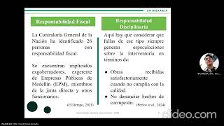 Responsabilidad Fiscal Disciplinaria y PenalContrataciónEstatal e Interventoría [upl. by Amej]