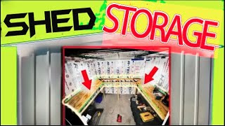 Metal shed hacks  Storage ideas for cheap metal sheds [upl. by Soalokcin550]