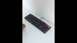 RAPOO V500PRO Backlit Mechanical Gaming Keyboard [upl. by Tapes]