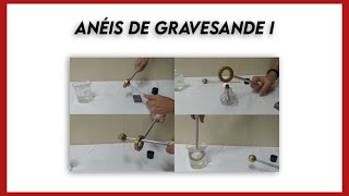 Experimentando Anel de Gravesande I  Gravesande ring I [upl. by Politi]