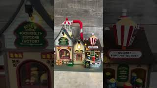 Lemax Bells Popcorn Factory Lighted Animated Christmas Village House [upl. by Eilasor149]