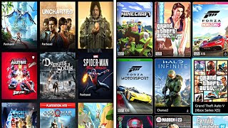 PlayStation Plus Deluxe Games vs Xbox Game Pass Ultimate Games  2023 Comparison [upl. by Ragde560]