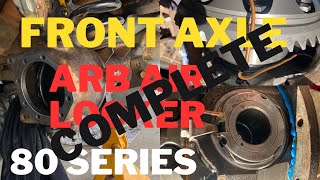 front axle overhaul complete in 80 series landcruiser [upl. by Reivazx]