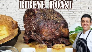 Perfect Rib Eye Roast Recipe with Homemade Sauces and Easy Side Dishes by Lounging with Lenny [upl. by Chapa985]