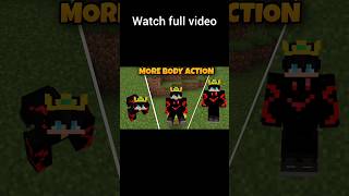 More body action on Minecraft PE minecraftpe [upl. by Chastity457]