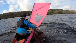 Canoe Sailing rig and technique [upl. by Mella]