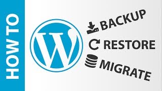 5 Minute Wordpress Backup  Restore  Migration Tutorial [upl. by Asirahc]