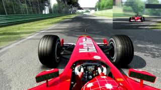 Assetto Corsa  F1 2002 Ferrari F2002 Imola Onboard lap [upl. by Nylodnewg521]