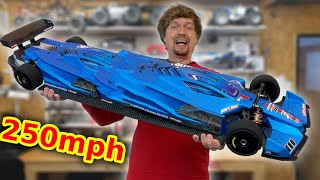 100HP 32s Quad Motor Project Worlds FASTEST RC Car build [upl. by Nyraf198]