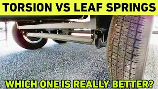 Torsion Axles vs Leaf Spring RV Suspension [upl. by Millhon]