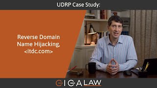 UDRP Case Study Reverse Domain Name Hijacking itdccom [upl. by Florio]