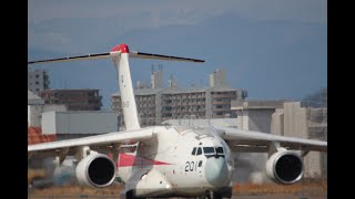 航空自衛隊 岐阜基地 川崎 C2 輸送機 [upl. by Anen]