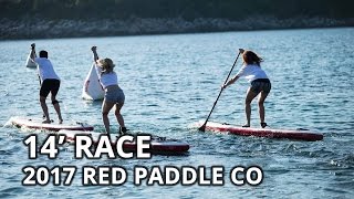 2017 Red Paddle Co 14 Race inflatable stand up paddle board  walk around [upl. by Dnesnwot970]