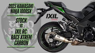 2023 Kawasaki Ninja1000SX  IXIL RC Race Xtrem Carbon No DB Killer  Stock vs Aftermarket Exhaust [upl. by Anile]