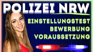 🚓🚓 Polizei NRW Einstellungstest Bewerbung amp Polizei Karriere NordrheinWestfalen [upl. by Ailisec635]