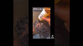 How to do comb Coils ❤️ locjourney haircare locs starterlocs combcoils combtwists [upl. by Mae199]