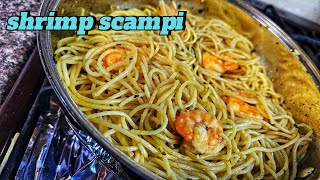 making shrimp scampi pasta for the first time [upl. by Okier]