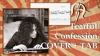 Marty Friedman  Tearful Confession COVER  TAB [upl. by Euqinomahs]