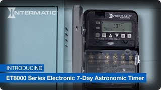 Intermatic ET8000 Series Electronic 7Day Astronomic Timer [upl. by Afesoj684]