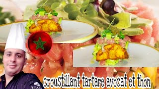 croustillant tartare avocat et thon [upl. by Tehr]