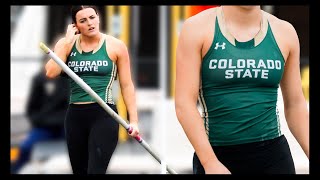 Sports Highlight Colorado State womens pole vaulter [upl. by Zachery146]