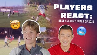 FC Dallas Players React Best Academy Goals of 2024 [upl. by Adas]