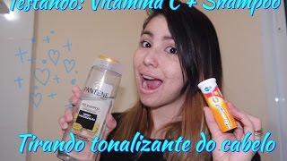 Vitamina C  Shampoo  Tirando tonalizante [upl. by Aber]