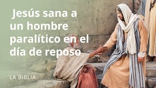 Jesús sana a un hombre paralítico en el día de reposo [upl. by Fredenburg]