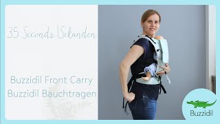 35 Sekunden um dein Baby zu tragen  35 Seconds for Front Carry  Buzzidil Carrier [upl. by Kaleb]