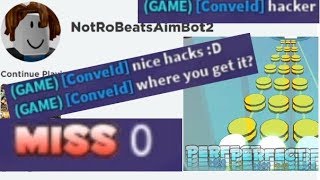 Roblox RoBeats with name quotAimBotquot They called me hacker memes [upl. by Wald]