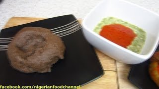 HOW TO MAKE AMALA YAM FLOUR  Nigerian Food Recipes [upl. by Vyse]