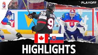 Highlights  Canada vs Slovakia  2024 MensWorlds [upl. by Oilejor]