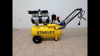 Compressore silenziato Stanley 24 L [upl. by Matlick]