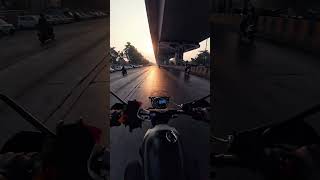 City ride early morning automobile motorcycle travel city mumbai triumphmotorcycles bike [upl. by Sena]