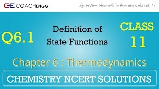 Thermodynamics Q61 Chapter 6 Class 11 CHEMISTRY NCERT Solutions [upl. by Quartis669]