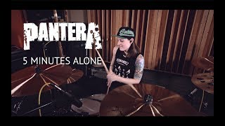 Pantera  5 Minutes Alone drum cover by Vicky Fates [upl. by Truelove332]