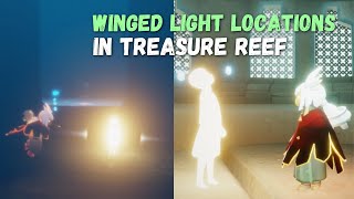 Winged Light Locations in Treasure Reef Golden Wasteland  Sky Children of the Light [upl. by Armelda128]