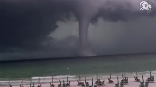 Massive waterspout spotted outside Florida resort [upl. by Matt446]