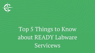 Top 5 Things to Know About Ready Labware Services Before You Buy [upl. by Skillern]