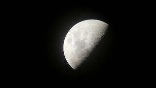 The Moon Through National Geographic NT114CF Telescope [upl. by Nivlen856]