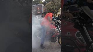 Bhy nay burnout mar kay tyre ka kya hal kar deya 🔥🔥🔥shorts shortfeed youtube youtubeserch viral [upl. by Acissey793]