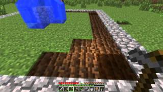 Minecraft Tutorial  05 Weizen anbauen inkl Springbrunnen und Zaun [upl. by Yggep]