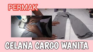 PERMAK CELANA CARGO WANITA [upl. by Lenneuq825]