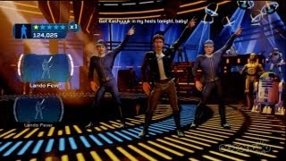 Kinect Star Wars  Han Solo and Lando Disco Boogie Gameplay [upl. by Sivartal195]