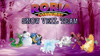 pokemon brick bronze snow veil team vs legendary spam  roria conquest [upl. by Jeremias]