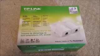 TPLink AV200 Nano Powerline Adapter Review [upl. by Worsham136]