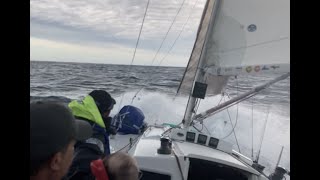 J105 sailing at 17 knots [upl. by Einatsed452]